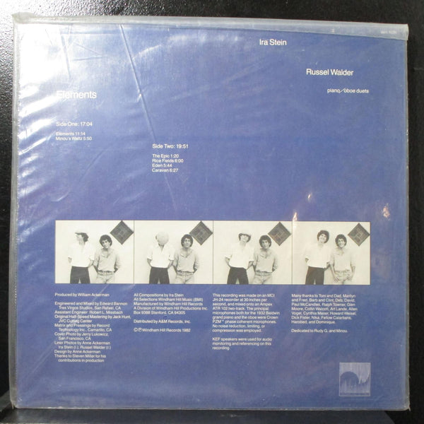 Ira Stein & Russel Walder - Elements LP sealed Windham Hill WH-1020 USA 1982 - Shuga Records