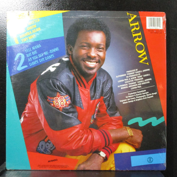 Arrow - Knock Dem Dead LP sealed Mango MLPS 9809 USA 1988 - Shuga Records