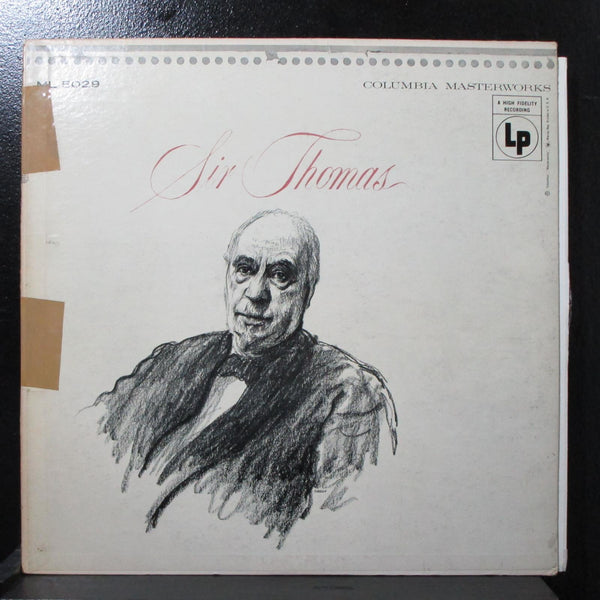 London Philharmonic Orchestra - Sir Thomas LP VG+ Mono Columbia ML 5029 USA - Shuga Records
