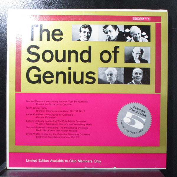 Various - The Sound Of Genius LP sealed Mono Columbia GB-6 USA 1960 - Shuga Records
