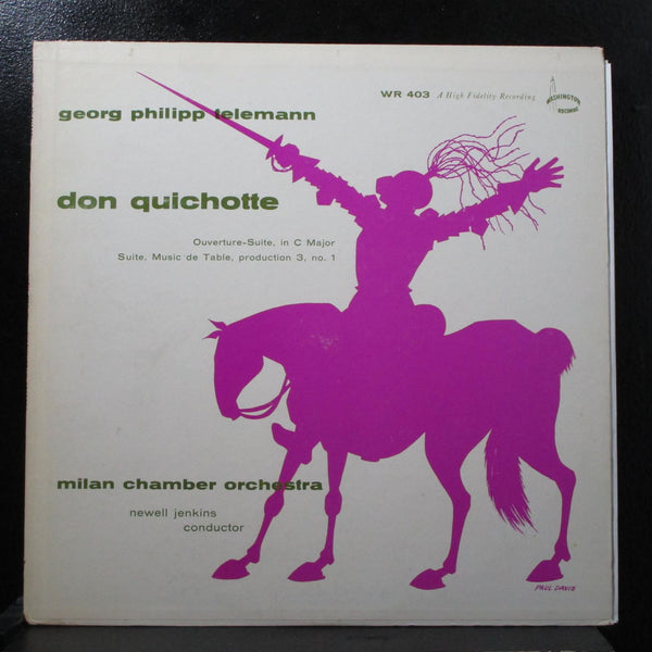 Jenkins - Telemann: Don Quichotte LP VG+ Washington WR 403 USA - Shuga Records