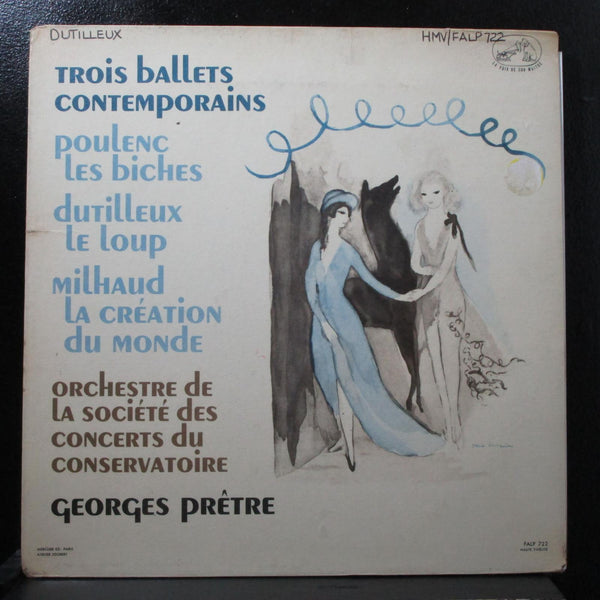 Prtre - Trois Ballets Franais Contemporains LP VG Mono FALP 722 France 1962 - Shuga Records