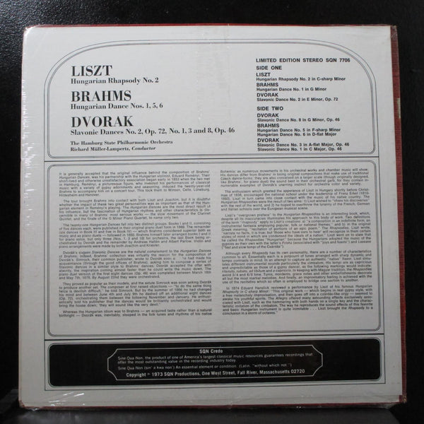 Mller-Lampertz - Liszt: Hungarian Rhapsody No. 1 LP sealed Sine Qua Non SQN7706 - Shuga Records