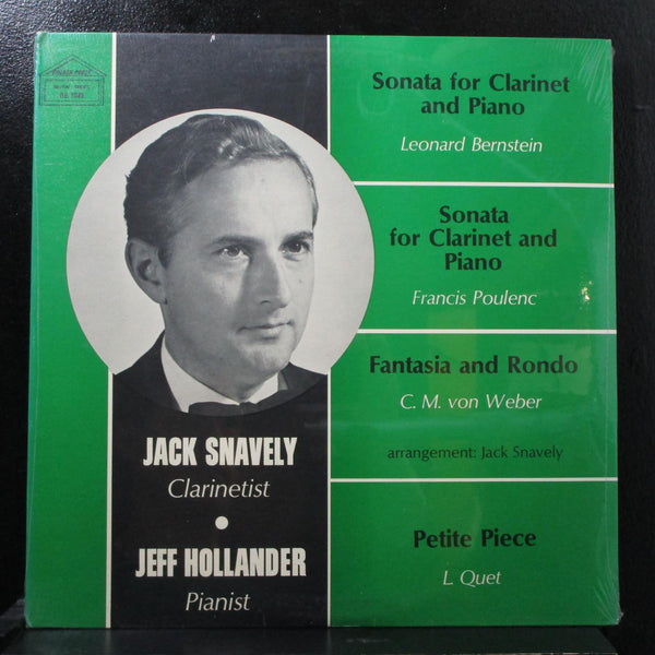 Snavely - Bernstein: Sonata for Clarinet & Piano LP sealed Golden Crest RE 7035 - Shuga Records