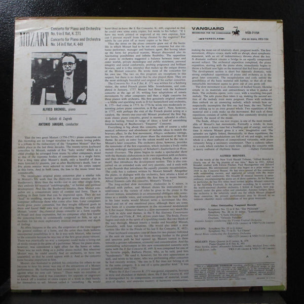 Brendel - Mozart: Concerto in E Flat, K.271 / K.449 LP Mint- Vanguard VSD-71154 - Shuga Records