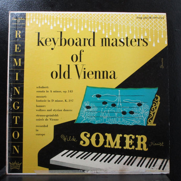 Hilde Somer - Keyboard Masters Of Old Vienna LP VG+ Mono Remington R-199-124 - Shuga Records