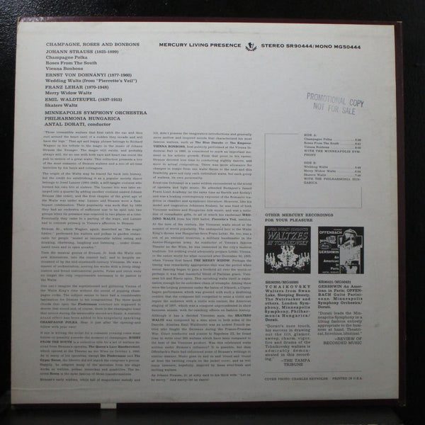 Dorati - Champagne, Roses And Bonbons LP Mint- Mono Mercury MG50444 USA 1965 - Shuga Records