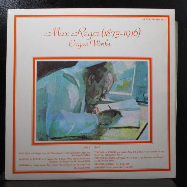 Lohmann - Max Reger: Organ Works LP Mint- ORYX 1822 UK - Shuga Records
