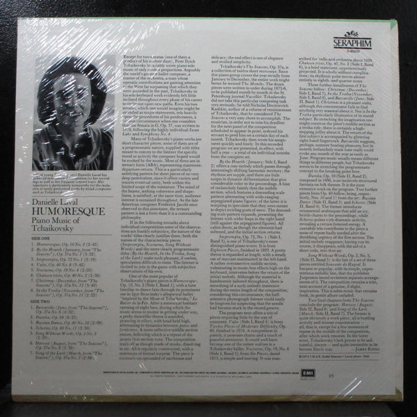 Danielle Laval - Humoresque: Piano Music of Tchaikovsky LP sealed S-60250 USA - Shuga Records