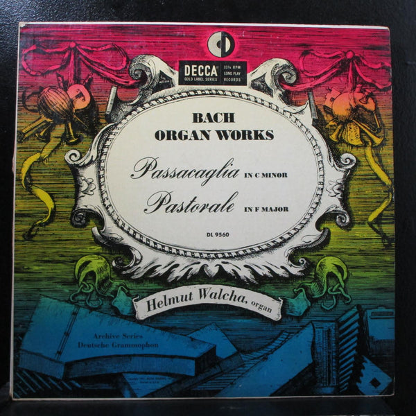 Walcha - Bach Organ Works LP VG+ Mono Decca DL 9560 USA 1951 - Shuga Records