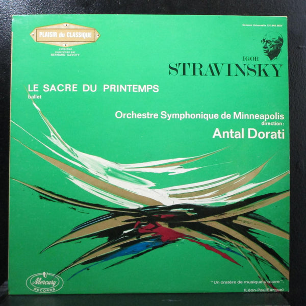 Dorati - Stravinsky: Le Sacre Du Printemps LP VG+ Mercury 131.046 France - Shuga Records