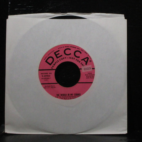 Sylvia Syms - I Could Have Danced All Night 7" VG Promo Decca 9-29903 USA 1956 - Shuga Records