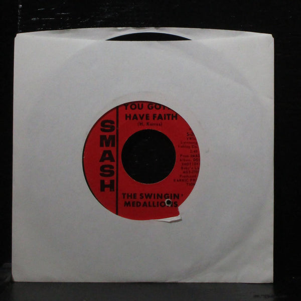 The Swingin' Medallions - She Drives Me Out Of My Mind 7" Mint- Smash S-2050 USA - Shuga Records