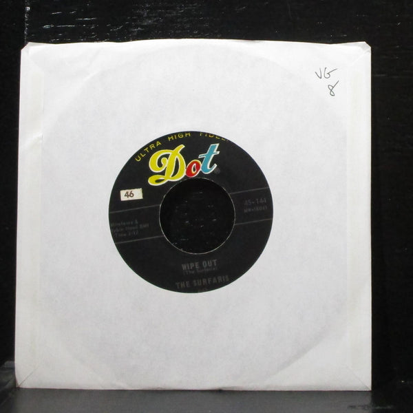 The Surfaris - Wipe Out / Surfer Joe 7" VG Dot 45-144 USA 1966 - Shuga Records