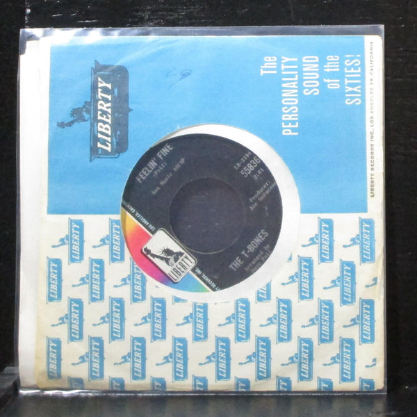 The T-Bones - No Matter What Shape / Feelin' Fine 7" VG+ Liberty 55836 label var - Shuga Records