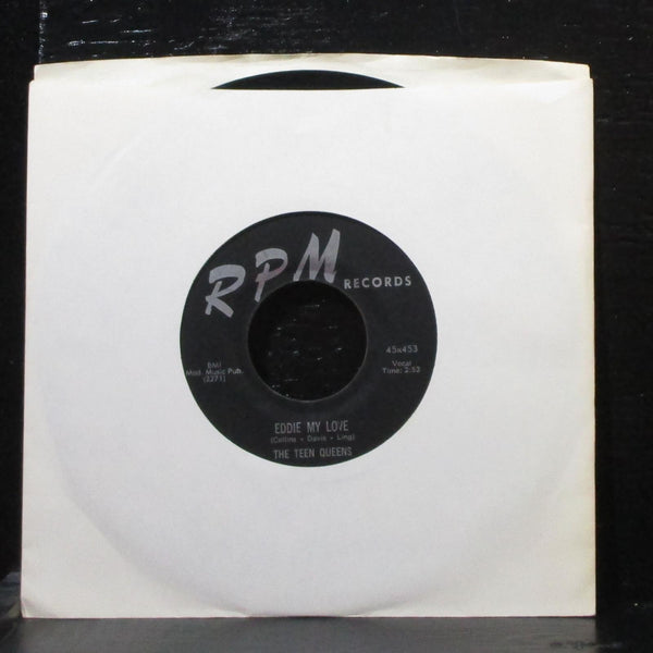 The Teen Queens - Just Goofed 7" VG rare mis-press RPM 45x453 USA 1956 - Shuga Records