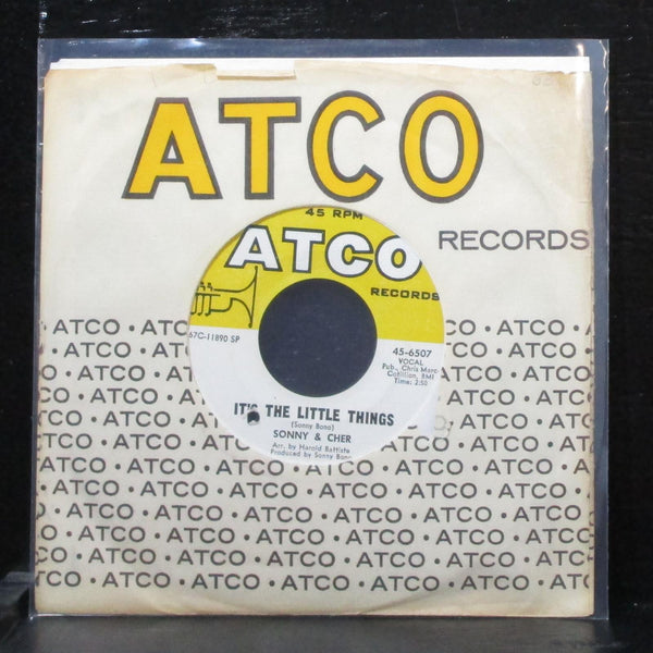 Sonny & Cher - It's The Little Things / Dont Talk To Strangers 7" VG+ 45-6507 - Shuga Records