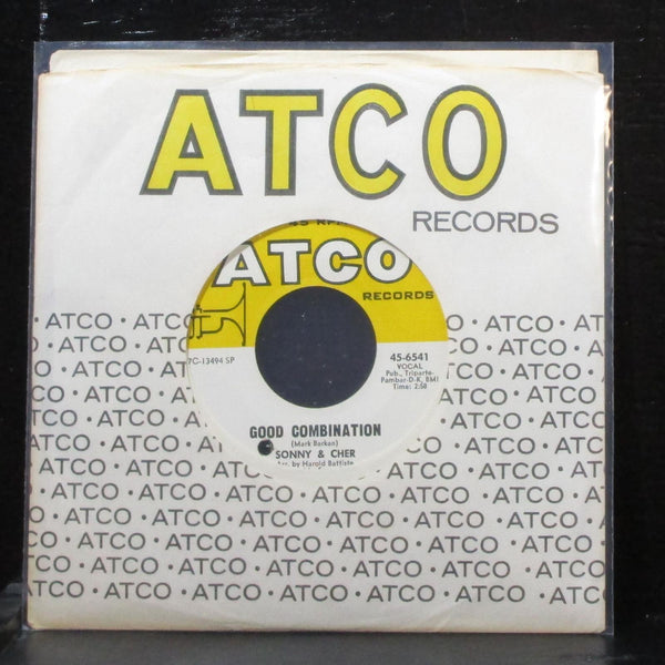 Sonny & Cher - Good Combination / You And Me 7" Mint- ATCO 45-6541 SP USA 1967 - Shuga Records