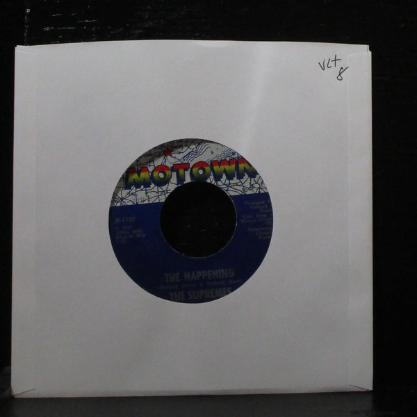 The Supremes - The Happening / All I Know About You 7" VG+ Motown M-1107 USA - Shuga Records
