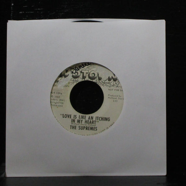 The Supremes - Love Is Like An Itching In My Heart 7" VG+ Promo Motown MOT-1094 - Shuga Records