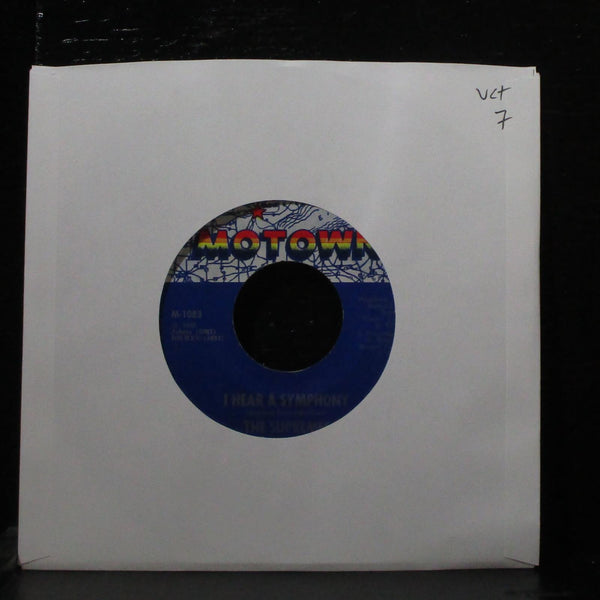 The Supremes - I Hear A Symphony / Who Could Ever Doubt My Love 7" VG+ M-1083 - Shuga Records