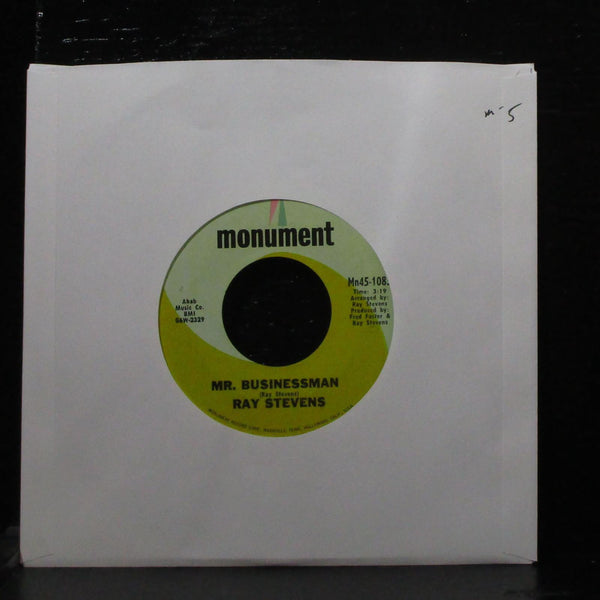 Ray Stevens - Mr. Businessman / Face The Music 7" Mint- Monument Mn45-1083 - Shuga Records