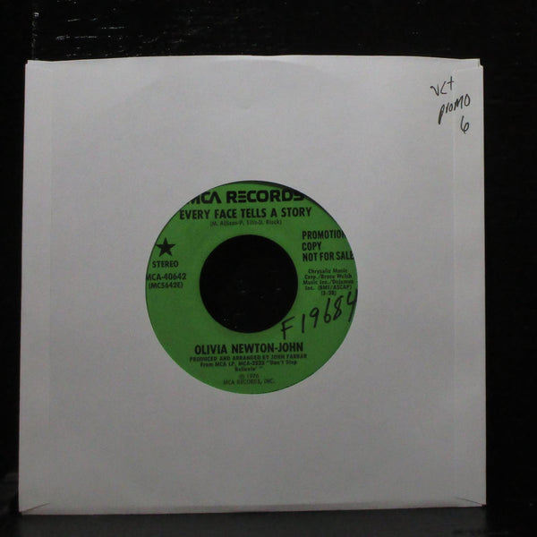 Olivia Newton-John - Every Face Tells A Story 7" VG+ Promo MCA-40642 USA 1976 - Shuga Records