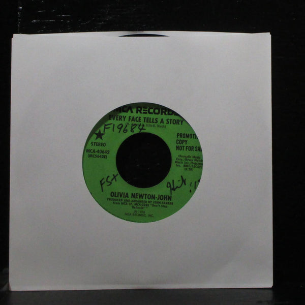 Olivia Newton-John - Every Face Tells A Story 7" VG+ Promo MCA-40642 USA 1976 - Shuga Records