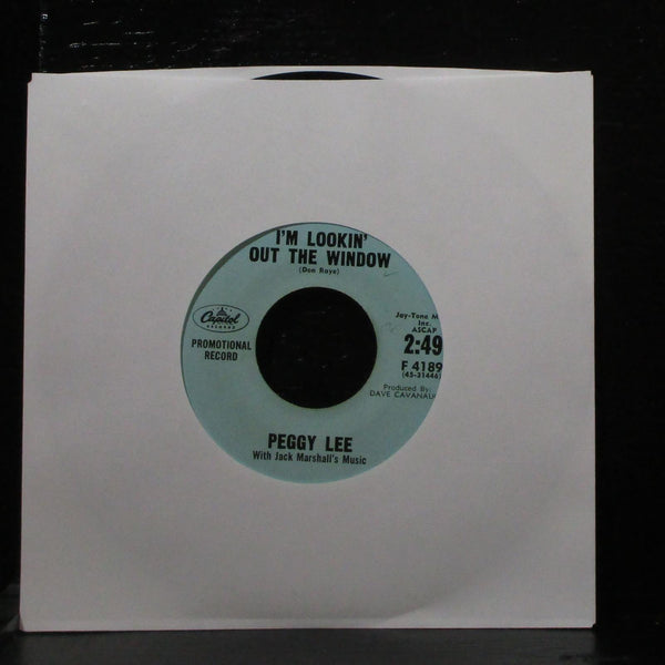Peggy Lee - Hallelujah, I Love Him So 7" VG Promo Capitol F 4189 USA 1959 - Shuga Records
