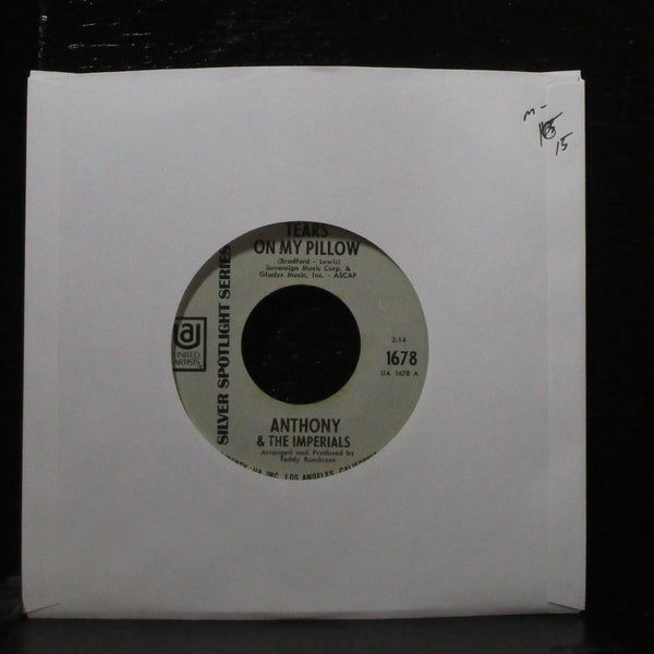 Little Anthony & The Imperials - Tears On My Pillow 7" Mint- United Artists 1678 - Shuga Records