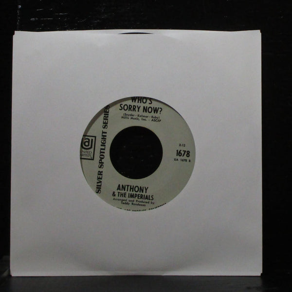 Little Anthony & The Imperials - Tears On My Pillow 7" Mint- United Artists 1678 - Shuga Records