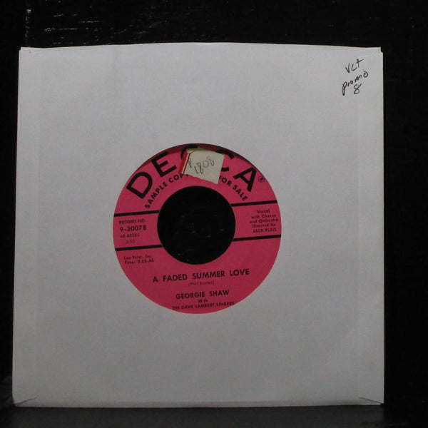Georgie Shaw - A Faded Summer Love / No One 7" VG+ Promo Decca 9-30078 USA - Shuga Records