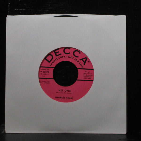 Georgie Shaw - A Faded Summer Love / No One 7" VG+ Promo Decca 9-30078 USA - Shuga Records