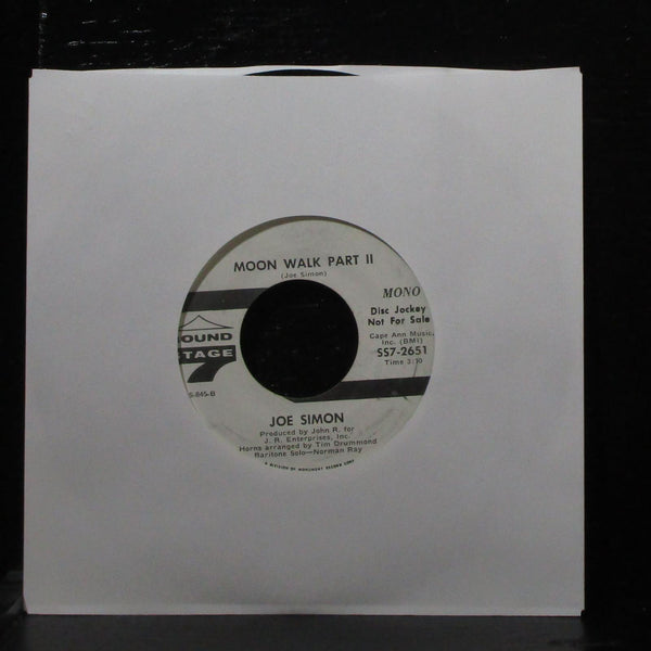 Joe Simon - Moon Walk Part I & II 7" VG+ Promo Sound Stage 7 SS7-2651 USA 1969 - Shuga Records