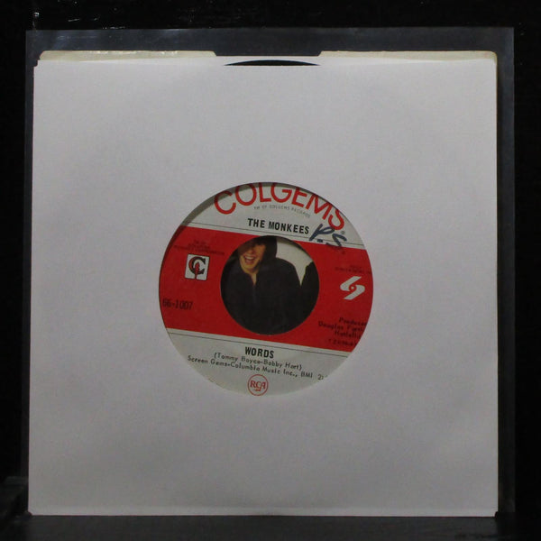 The Monkees - Pleasant Valley Sunday / Words 7" VG Colgems 66-1007 USA 1967 - Shuga Records