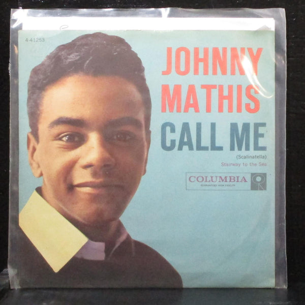 Johnny Mathis - Call Me / Stairway To The Sea 7" VG+ Columbia 4-41253 USA 1958 - Shuga Records