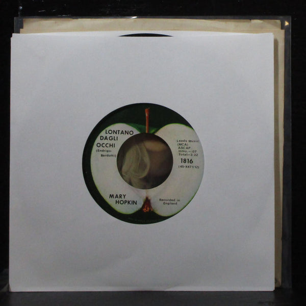 Mary Hopkin - Temma Harbour 7" VG+ Apple 1816 USA 1970 - Shuga Records