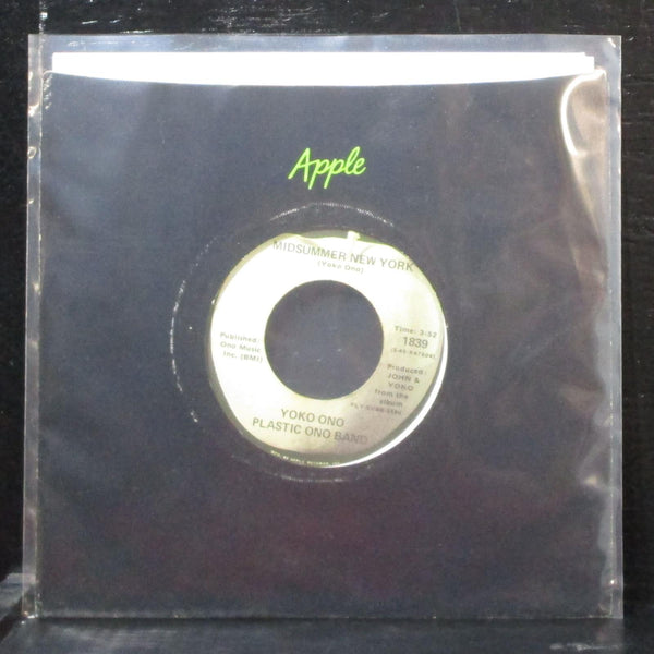 Yoko Ono - Mrs. Lennon / Midsummer New York 7" Mint- Apple 1839 USA 1971 - Shuga Records