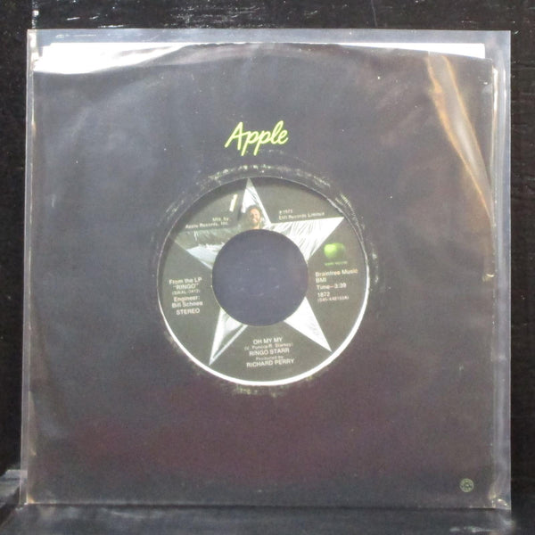 Ringo Starr - Oh My My / Step Lightly 7" Mint- Apple 1872 USA 1973 - Shuga Records