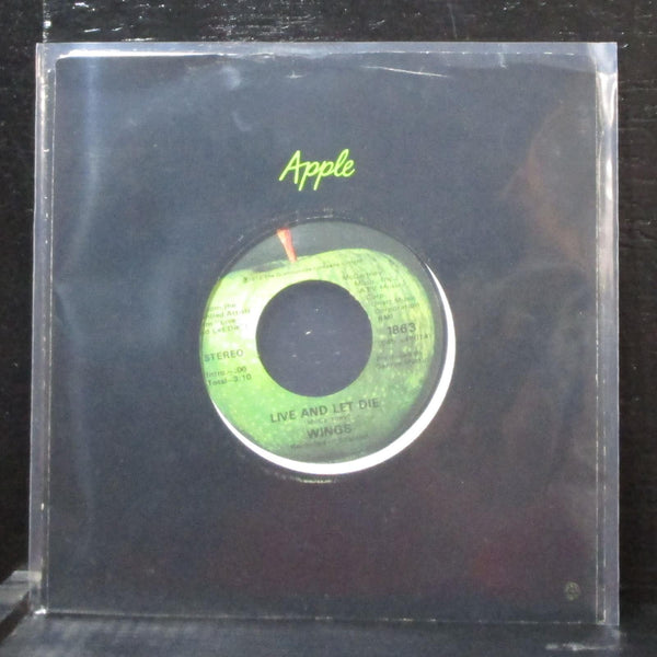 Wings - Live And Let Die / I Lie Around 7" Mint- Apple 1863 USA 1973 - Shuga Records