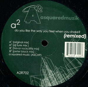A² – Do You Like The Way You Feel When You Shake? (Remixed) - New 12" Single Record 2002 A Squared USA Vinyl - Chicago Techno / Acid House
