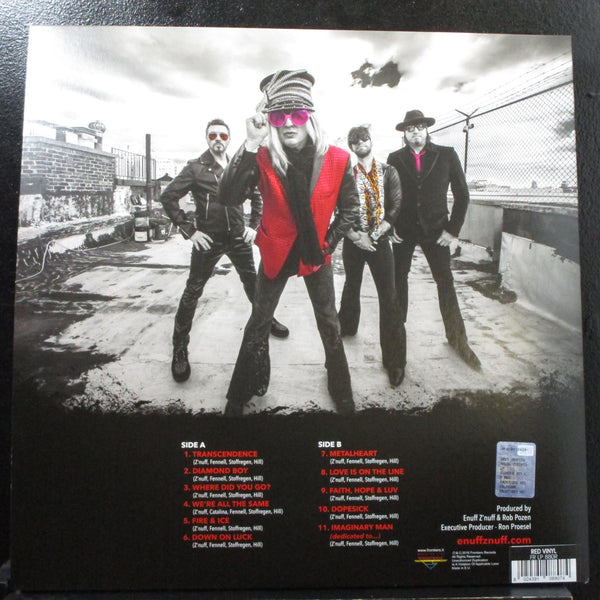 Enuff Z'nuff - Diamond Boy LP Mint- Frontiers FR LP 880R Europe red signed - Shuga Records