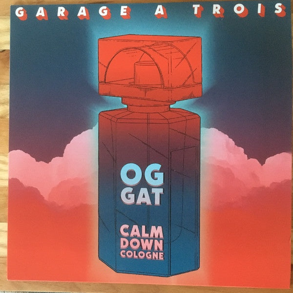 Garage A Trois ‎– Calm Down Cologne - New LP Record 2021 Royal Potato Family USA Blue & Red Splatter Vinyl & Download - Free Jazz / Free Improvisation / Free Funk - Shuga Records