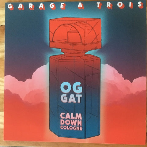 Garage A Trois ‎– Calm Down Cologne - New LP Record 2021 Royal Potato Family USA Blue & Red Splatter Vinyl & Download - Free Jazz / Free Improvisation / Free Funk