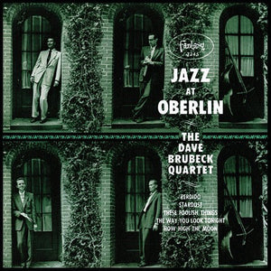 The Dave Brubeck Quartet ‎– Jazz At Oberlin - VG Lp Record 1957 Fantasy USA Mono Red Vinyl - Jazz / Bop / Cool Jazz