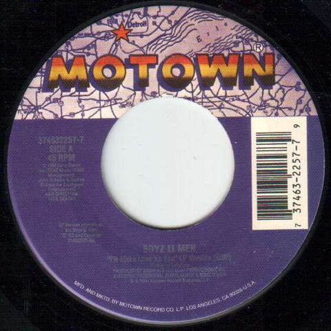 Boyz II Men - I'll Make Love To You / Thank You - VG+ 7" Single 45RPM 1994 Motown USA - R&B