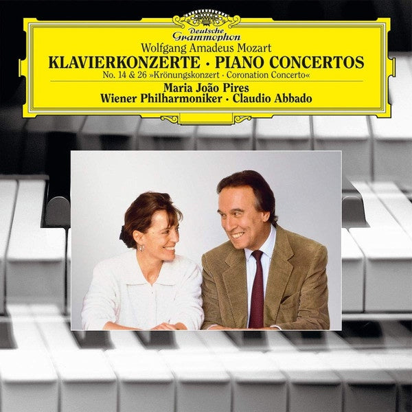 Maria João Pires - Claudio Abbado ‎– Mozart Klavierkonzerte - Piano Concertos No. 14 & 26 Krönungskonzert - New Lp Record 2020 Deutsche Grammophon Europe Import 180 gram Vinyl - Classical