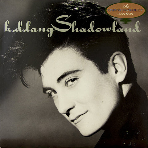 k.d. lang ‎– Shadowland - VG Lp Record 1988 Sire USA Vinyl - Pop Rock / Country Rock