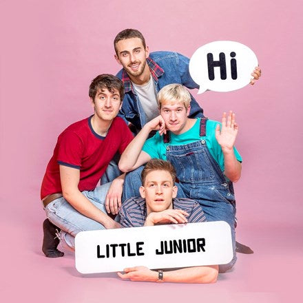 Little Junior - Hi - New Vinyl Lp 2018 Grand Jury 'Indie Exclusive' of Sea Foam Green Colored Vinyl with Signed Poster (Limited to 250!) - Pop-Punk