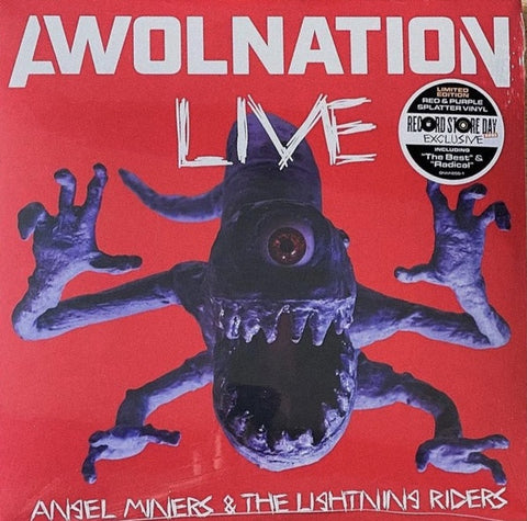 Awolnation ‎– Angel Miners & The Lightning Riders Live From 2020- New LP Record Store Day 2021 Better Noise USA RSD Red & Purple Splatter Vinyl - Indie Rock / Alternative Rock